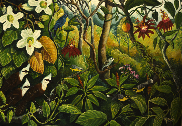 Meenakshi Subramaniam  'Spring At Walterre', created in 2018, Original Painting Acrylic.