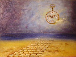 Yulia Korneva: 'The Memory of the Time', 2006 Oil Painting, Surrealism.  The Memory of the Time; oil on canvas.From the description for Cedas Fiat Soicial Exhibition 2007