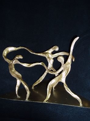 Ivan Kosta: 'Joining Hands', 2008 Bronze Sculpture, undecided. 