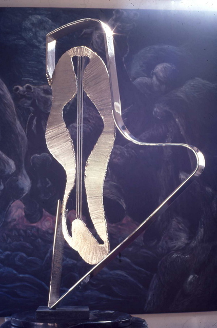 Artist Ivan Kosta. 'Song Of The Harp' Artwork Image, Created in 1999, Original Painting Oil. #art #artist
