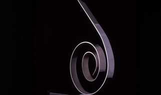 Ivan Kosta: 'Spiral of Life', 1993 Steel Sculpture, Abstract. 