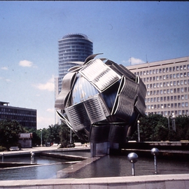 Ivan Kosta: 'The Knowledge Globe', 2002 Steel Sculpture, Abstract. Artist Description:  A Globe formed by joined open books ...
