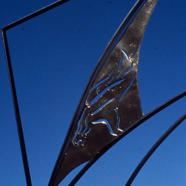 Ivan Kosta: 'Wildlife Screen detail', 2001 Bronze Sculpture, nature. 