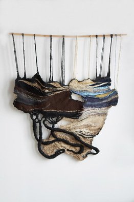 Kristina Krusteva: 'TEXTILE', 2008 Textile Art, Still Life.    THE TREEMIXED TECHNIQUE/ wool/    WAVES     ...