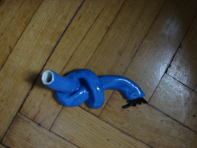 Krylova Aglaya  'Blue Knot', created in 2007, Original Ceramics Other.