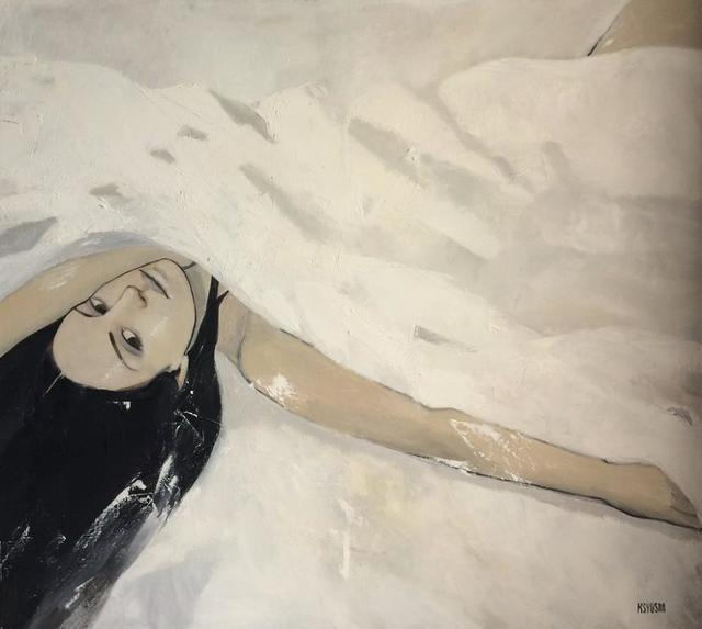 Artist Kseniya Berestova. 'Winter Dream' Artwork Image, Created in 2016, Original Painting Oil. #art #artist