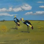 Royal cranes By Claudia Luethi Alias Abdelghafar