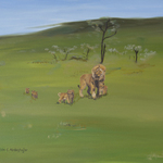 lion family By Claudia Luethi Alias Abdelghafar
