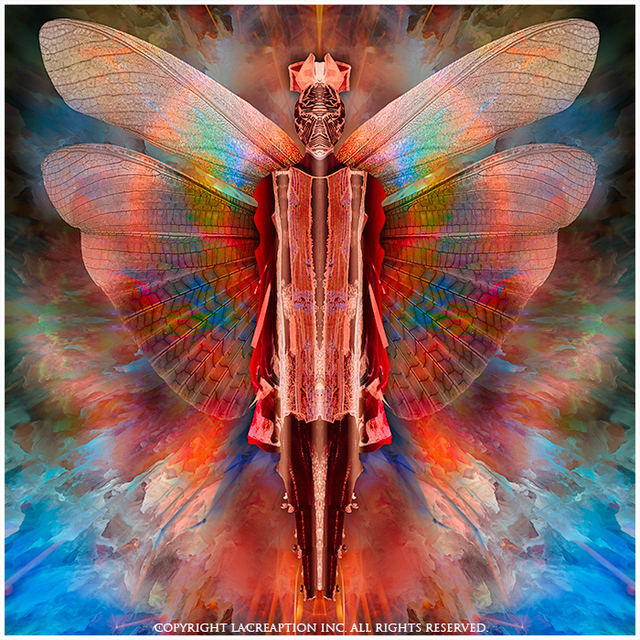 Gg Lacreaption  'Papillona', created in 2017, Original Digital Art.