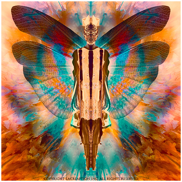 Gg Lacreaption  'Papillona 2', created in 2017, Original Digital Art.