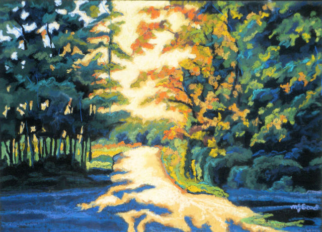 Mary Jane Erard  'Wildwood Sunset', created in 2011, Original Printmaking Giclee.