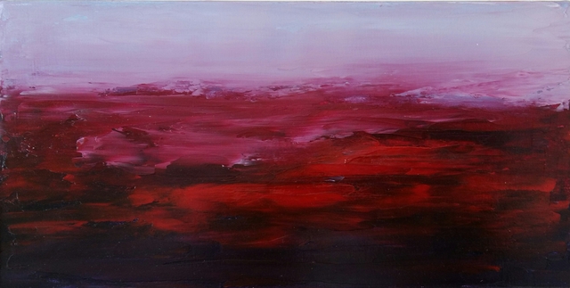Larissa Uvarova  'Painting Purple Sunset 2', created in 2016, Original Painting Acrylic.