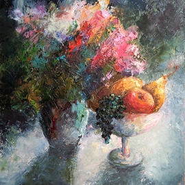 Painting Sweet Summer Taste, Larysa Uvarova