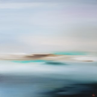 Larysa Uvarova: 'pure memories', 2017 Oil Painting, Seascape. The series of artworks is about the internal silence that is on the deep each of us. This is the silence we listen to and plunge when our soul and body need a peace. We feel calmness and protection here. There is no time here, just we real. There is ...