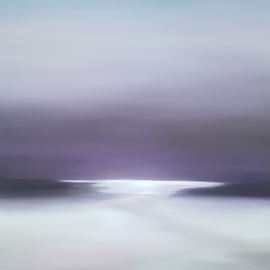 Larysa Uvarova: 'purple silence', 2019 Oil Painting, Abstract. Artist Description: The series of artworks is about the internal silence that is on the deep each of us. This is the silence we listen to and plunge when our soul and body need a peace. We feel calmness and protection here. There is no time here, just we real. ...
