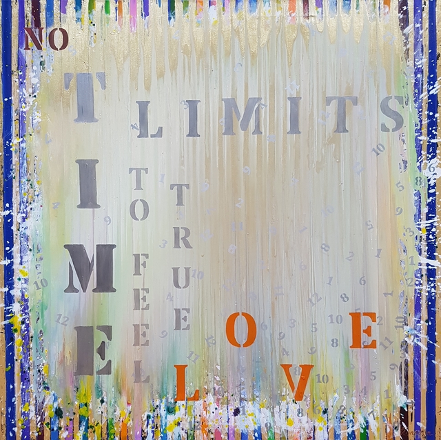 Larysa Uvarova  'Time Series No Limits', created in 2019, Original Painting Acrylic.