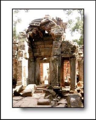 Larry Kiesel: 'Quiet Arches', 2005 Color Photograph, Travel. This image was made at one of the temples in the Angkor Wat complex....