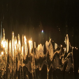 Luise Andersen: '2015 FOUNTAINS In November I', 2015 Color Photograph, Abstract. Artist Description:   aEUR|NOVEMBER 4, 2015- aEUR|urgent matters led me downtown to post office. . and other places. . noticed from afar Fountains's magical glimmer. . reflected gold of sun, . . took a series . . enchanted by the ongoing offerings of incredible beauty. . intriguing forms. . sounds. . held me in her spell. .* * copies not available. . have ...