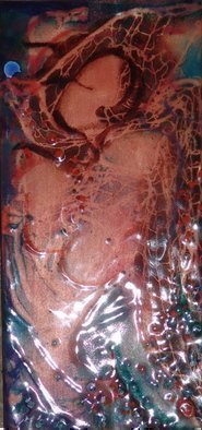 Luise Andersen: 'ART OF FIRE AND GLASS Mignon series  Eden I JLtwfr', 2008 Fused Glass, Figurative.   . . . will be up for collection/ sale soon as completed . most likely, next Wednesday. More description, soon as done uploading. . Net and server' moody' again. .  ...