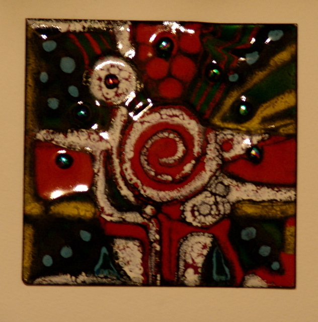 Luise Andersen  'ART OF FIRE AND GLASS Symbolism Of Core MarFr', created in 2009, Original Fiber.
