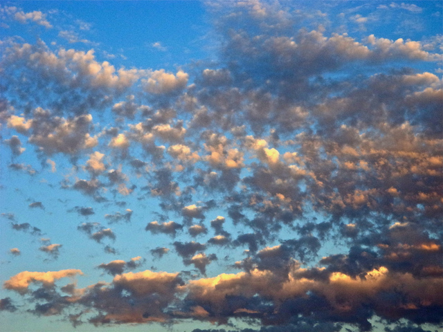 Artist Luise Andersen. 'Cloud Gazing AUGTWTYONE' Artwork Image, Created in 2013, Original Fiber. #art #artist