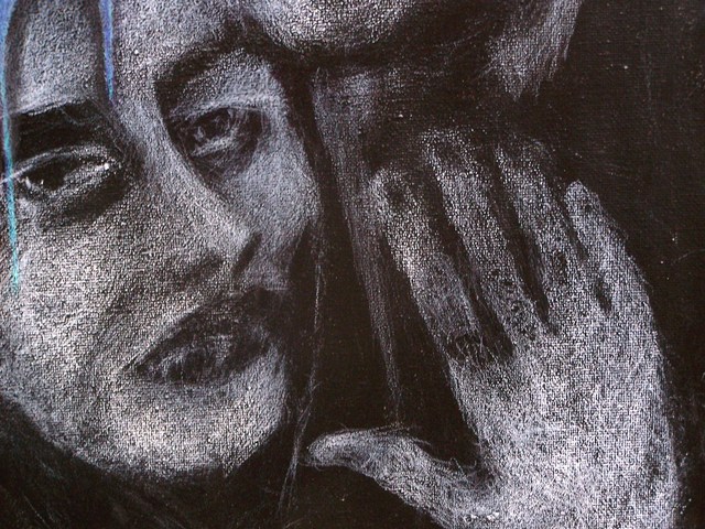 Artist Luise Andersen. 'DETAIL II Of CHARCOAL VII In Progress' Artwork Image, Created in 2011, Original Fiber. #art #artist