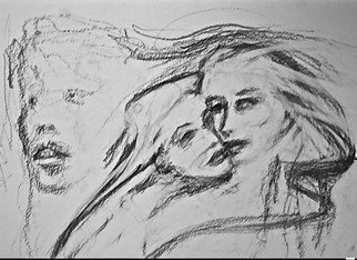 Luise Andersen: 'Drawing In Progress I', 2013 Pencil Drawing, Other.    early afternoon , June 23,2013- - Graphite on watercolor 140 lbs paper.* * video clip and description of drawing on my Facebook  wall. . also on laselectart/ community. ovationtv. com...