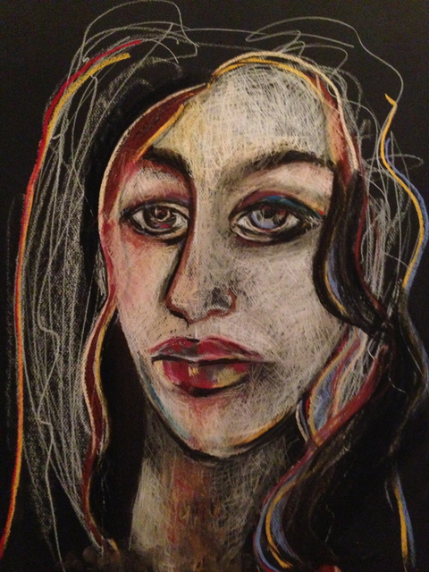 Artist Luise Andersen. 'FEEL ON BLACK IV OCTOBER 11 2014' Artwork Image, Created in 2014, Original Fiber. #art #artist