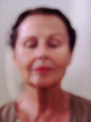 Luise Andersen: 'Facing The Naked Truth II Sept Twelve TwoOEleven', 2011 Color Photograph, Other.  . going inwards. . through 'outside' of self. . express with' eyes' searching. . unknown or overlooked facets of . .' reflections' . . This one taken in mirror. . hair pulled back- no' distractions' . . Maybe. . I am going to sculpt same. . one day. . . . with clay. . or in the nice sized stone. . that I have. . and it is waiting...