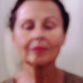 Luise Andersen: 'Facing The Naked Truth II Sept Twelve TwoOEleven', 2011 Color Photograph, Other. Artist Description:  . going inwards. . through 'outside' of self. . express with' eyes' searching. . unknown or overlooked facets of . .' reflections' . . This one taken in mirror. . hair pulled back- no' distractions' . . Maybe. . I am going to sculpt same. . one day. . . . with clay. . or in the nice sized stone. . that I have. . and it ...