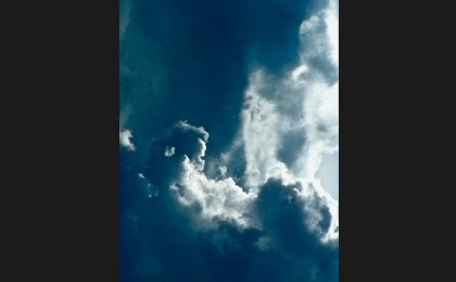 Luise Andersen  'Inspires Me Images In Cloud Formations I', created in 2012, Original Fiber.