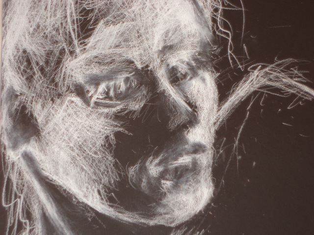 Luise Andersen  'JAN 24 2014 NO II CHARCOAL 2nd  Close Up Detail', created in 2014, Original Fiber.