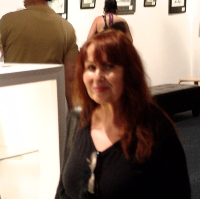 Luise Andersen  'Luise Andersen At Opening Of The Koehler Gallery', created in 2009, Original Fiber.