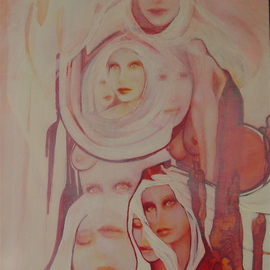 Luise Andersen: 'ORANGE  Remember You Do You Remember Me', 2008 Acrylic Painting, Other. 
