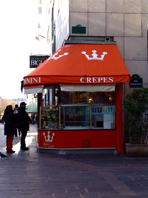 Luise Andersen  'PARIS SERIES Crepes Specialty Stand', created in 2007, Original Fiber.