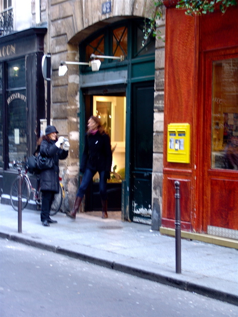 Luise Andersen  'Paris Series  Streets Of Paris Window Shopping', created in 2007, Original Fiber.