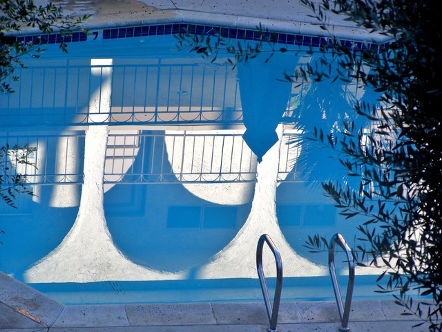 Artist Luise Andersen. 'REFLECTION In The Pool II OV' Artwork Image, Created in 2010, Original Fiber. #art #artist