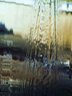 Luise Andersen: 'SIREN CALLS II City In Golden Strands of Light ', 2010 Color Photograph, Mystical.  . . eyes of spirit followed directed by 'Sirens Song. . . .'  moved beneath the sheaths of falling waters. . Rhythm' carried me' . . . winds flicked away strands of falling' silver' . . disclosed most beautiful hues . . trees in dark of blues. . and magical images of cities. . rivers dark flow. .  . .  =============================. . . new series. . of voyage,creative spirit discovered. . and...