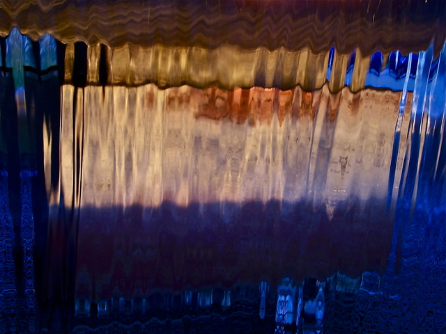 Luise Andersen  'SUNSET IN FOUNTAIN IV Winter', created in 2013, Original Fiber.