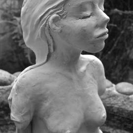 Luise Andersen: 'Sculpture Continuous progress MAYSIX', 2013 Other Sculpture, Abstract. Artist Description:  ' got' some clay. . sculpted. . express' feel' .working on flow. . balance of. . on sides. . back. . dis some work on chin. . lower lip. . eyes. . ears. . ...