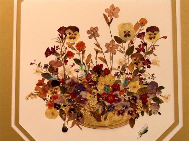 Artist Luise Andersen. 'Spring Bouquet' Artwork Image, Created in 2002, Original Fiber. #art #artist