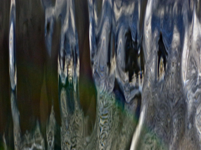 Luise Andersen  'UnDER THE SPELL MIG VI Of Light Water Movement', created in 2013, Original Fiber.