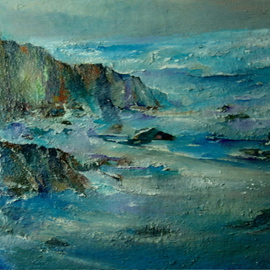 Luise Andersen: 'WATERS CALL ME Reworkoil painting DecSX', 2009 Oil Painting, Seascape. Artist Description:    . . . severe fluctuations. . of mood . .more description on community. ovationtv. com/ laselectartalso see comments on other of my works. . etc. under art pieces. . or on portfolio page. Just click on the pic on portfolio page. . under photos. ...