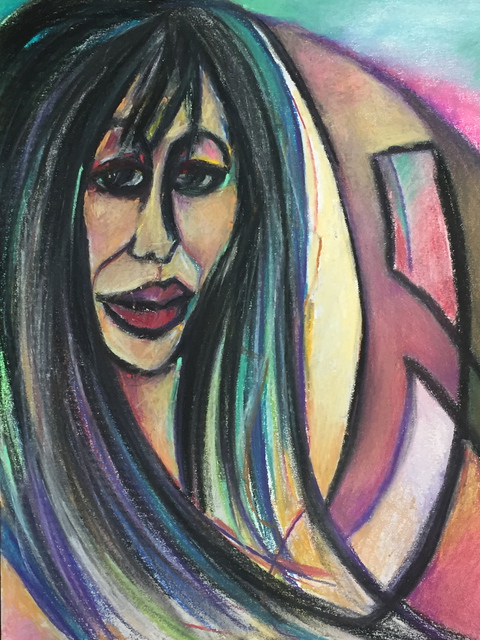 Luise Andersen  'Express In Colors Of Pastel VI Oct 31 2015', created in 2015, Original Fiber.
