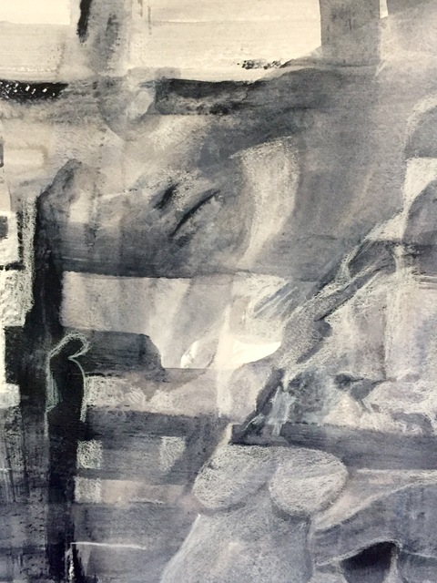 Luise Andersen  'Payne S Gray Stage 8 Detail', created in 2017, Original Fiber.