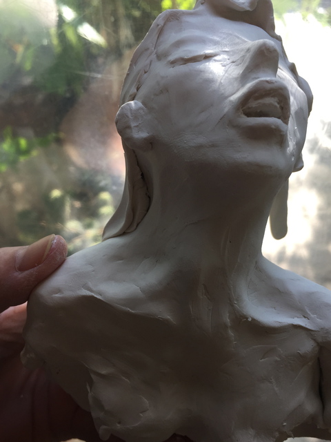 Artist Luise Andersen. 'To Sculpt Feel Raw Emotion I' Artwork Image, Created in 2015, Original Fiber. #art #artist