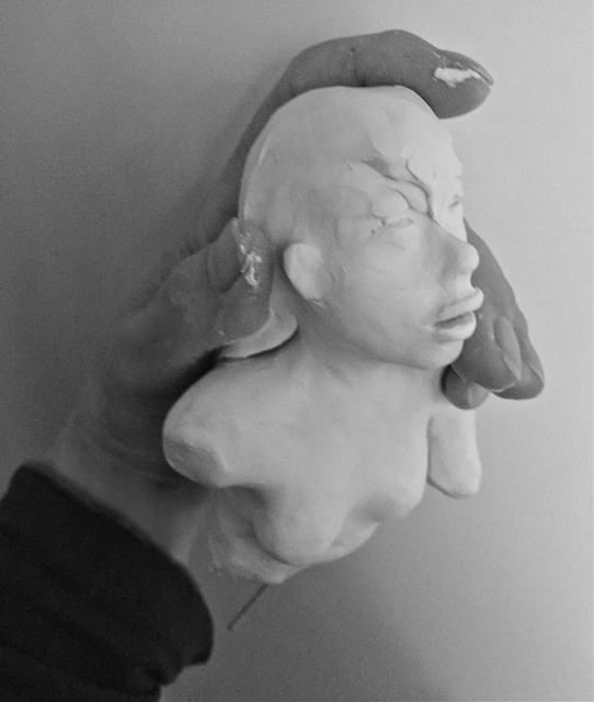 Artist Luise Andersen. 'To Sculpt Feel Raw Emotion IC' Artwork Image, Created in 2015, Original Fiber. #art #artist