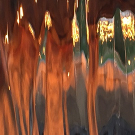 Luise Andersen: 'untouched original images of SUNSET IN FONTANA FOUNTAINS III', 2015 Color Photograph, Abstract. Artist Description:    February 17,2015- -  walked downtown with my daughter today. . stopped at the Park and reconnected with the Eucalyptus trees. . their fantastic, beautiful bark. . took a series. . then continued down Sierra Ave towards the Fontana Fountains. . Sunset had the fountains aglow. . I took a series. . of several hundred images. . ...