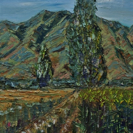 David Lasley: 'McMerty', 2011 Oil Painting, Landscape. 