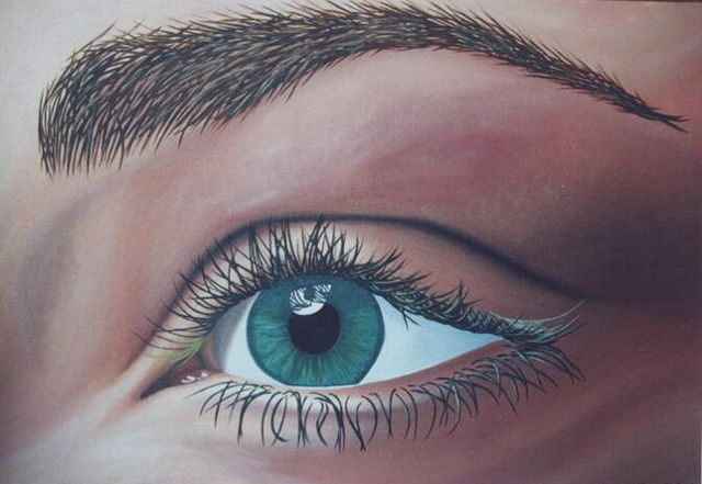 Artist Kristen Temple. 'Hypnosis' Artwork Image, Created in 2003, Original Painting Oil. #art #artist